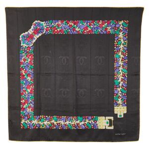 Cartier Panthere Belt Motif Silk Scarf